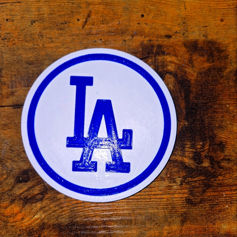 LA Dodgers Blue and White set of 4 Coasters